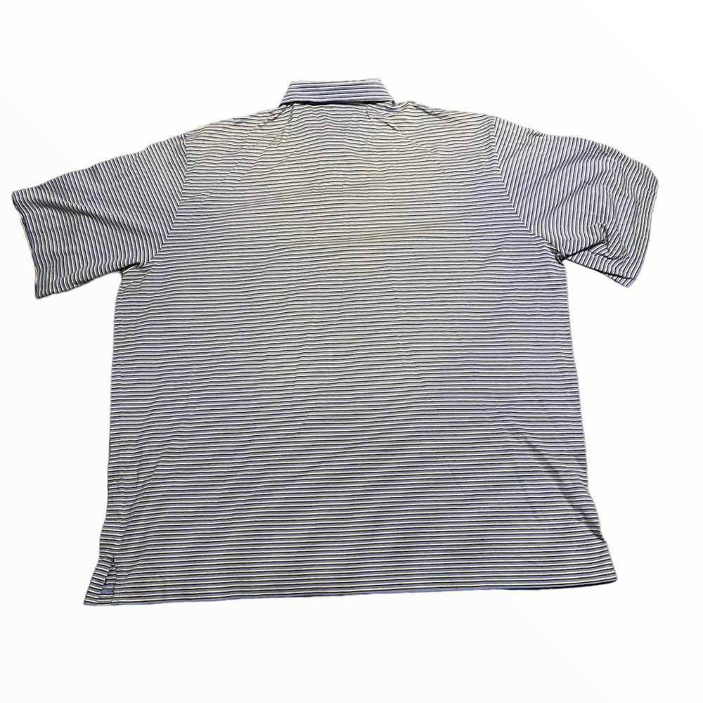 Ralph Lauren Polo Golf XXL Navy Pony Striped Collared Shirt - Picture 5 of 5
